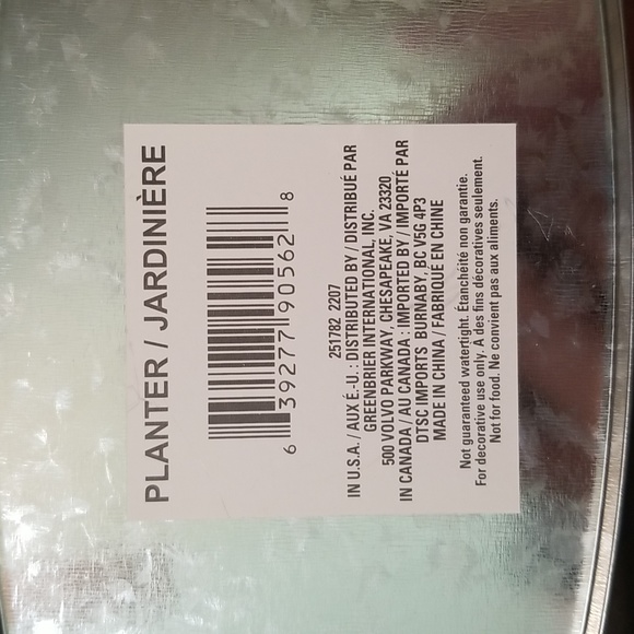 Set of 2 flower Tins - Picture 6 of 6